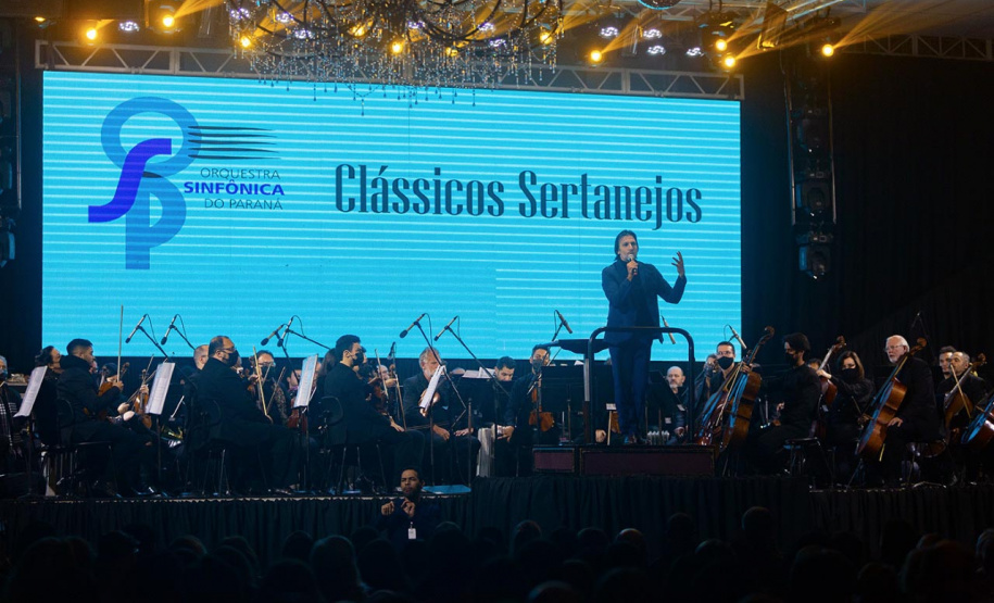 Orquestra Sinfônica do Paraná apresentou primeiro concerto da série Clássicos Sertanejos