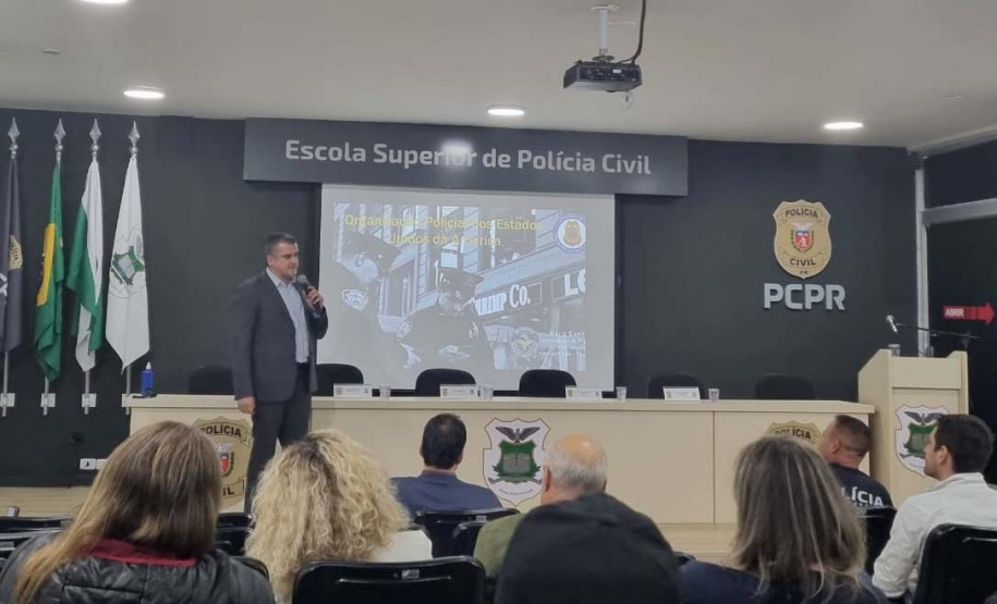 PCPR recebe palestrantes do Serviço de Segurança Diplomática dos EUA