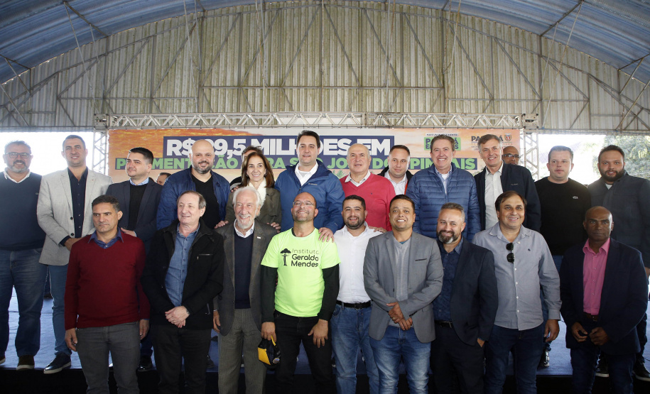 Liberação de 29,5 milhões de reais para obras de pavimentação em São José dos Pinhais