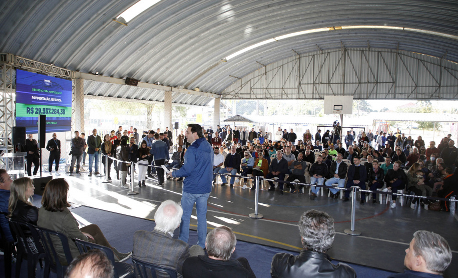 Liberação de 29,5 milhões de reais para obras de pavimentação em São José dos Pinhais
