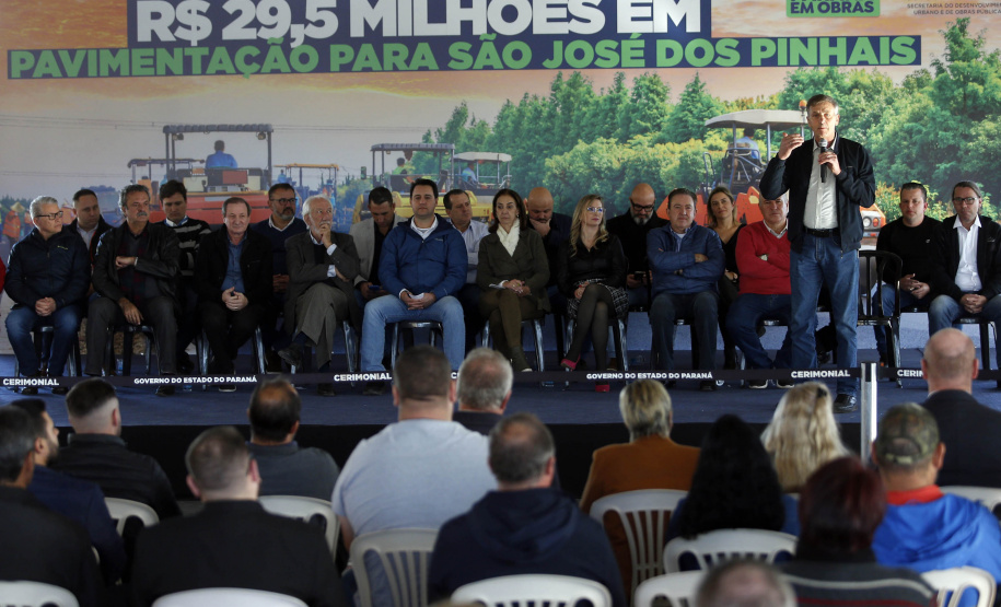 Liberação de 29,5 milhões de reais para obras de pavimentação em São José dos Pinhais