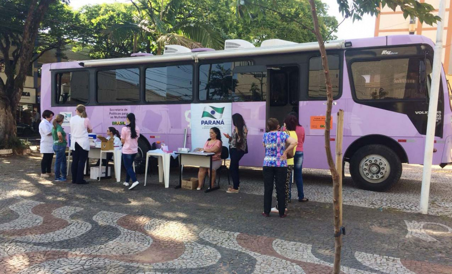 Governo do Paraná leva serviços gratuitos do Ônibus Lilas a Paiçandu, Distrito de Água Boa, Corumbataí do Sul e Borrazópolis