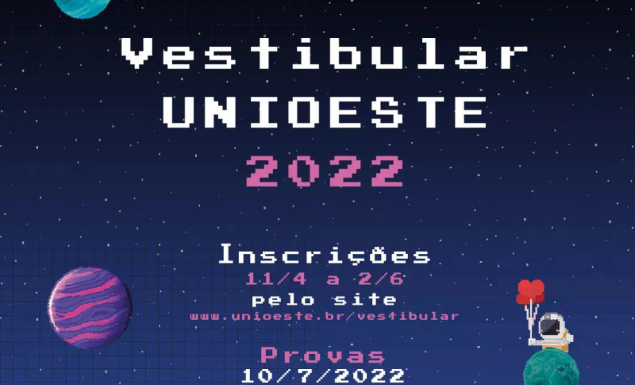 Unioeste abre inscrições do Vestibular 2022; prova de julho será em nove cidades