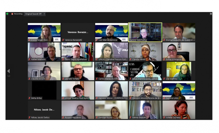 criação da Cátedra Araucária para o Desenvolvimento Territorial  Sustentável