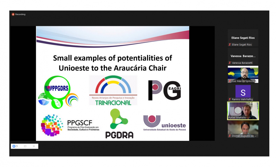 criação da Cátedra Araucária para o Desenvolvimento Territorial  Sustentável