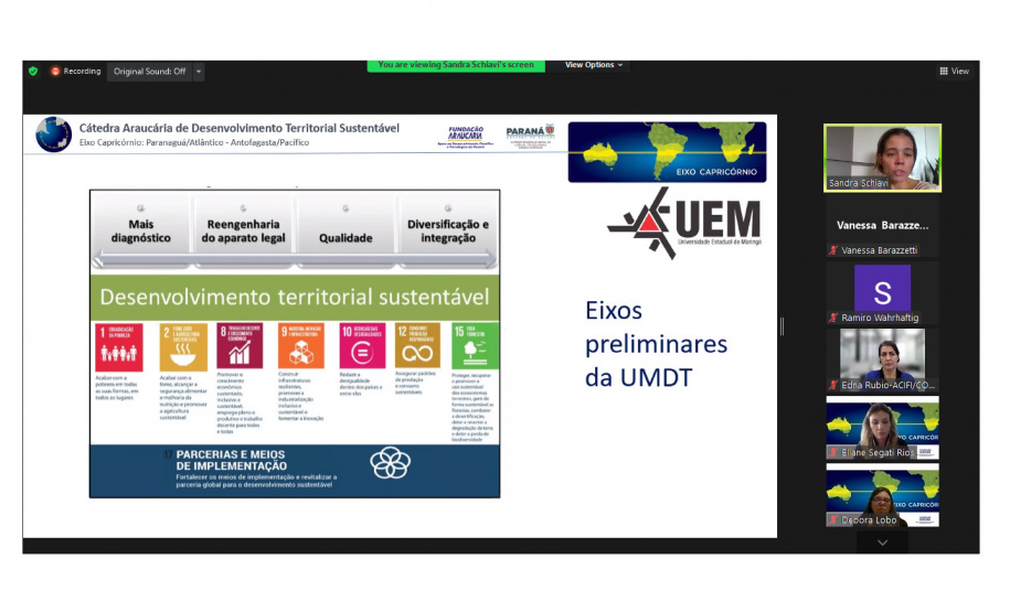 criação da Cátedra Araucária para o Desenvolvimento Territorial  Sustentável