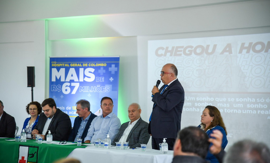 Com investimento de R$ 20 milhões, edital de licitação para obra de Hospital de Colombo é lançado - Curitiba, 02/05/2022