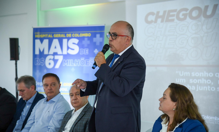Com investimento de R$ 20 milhões, edital de licitação para obra de Hospital de Colombo é lançado - Curitiba, 02/05/2022