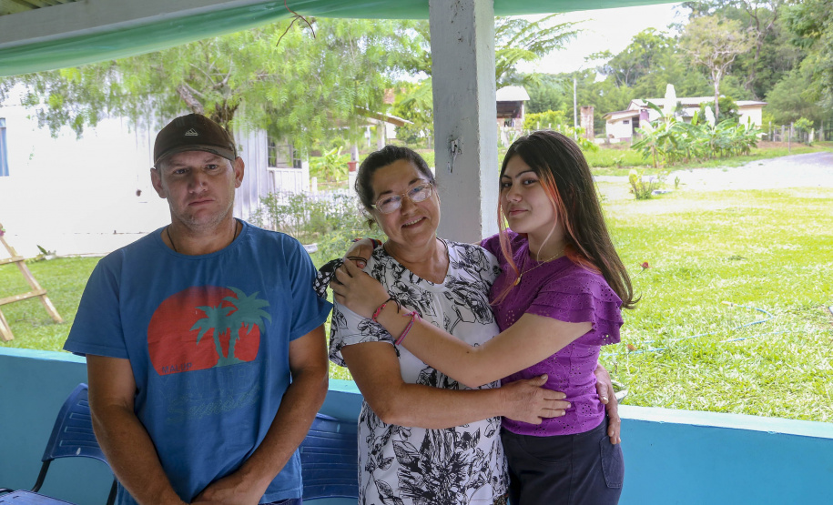 Estrada Rural na Comunidade de Ribeirão de Cima, em Teixeira Soares -