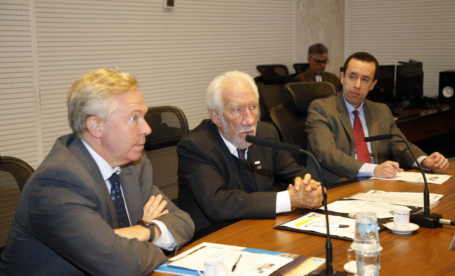 Reunião do vice-governador Darci Piana com o Cônsul-geral dos Estados Unidos em São Paulo David Hodge -