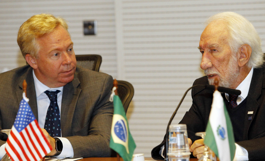 Reunião do vice-governador Darci Piana com o Cônsul-geral dos Estados Unidos em São Paulo David Hodge -