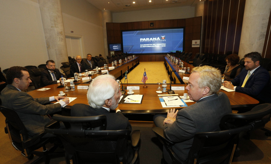 Reunião do vice-governador Darci Piana com o Cônsul-geral dos Estados Unidos em São Paulo David Hodge -