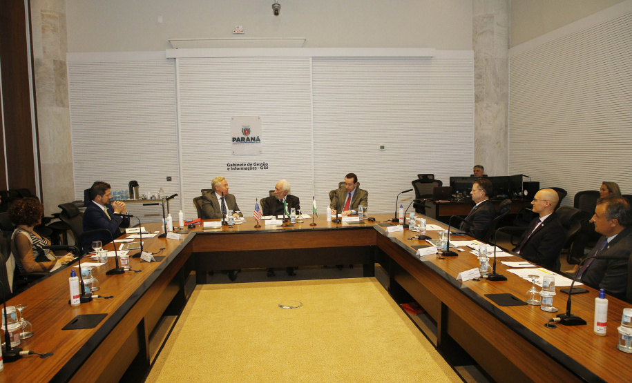 Reunião do vice-governador Darci Piana com o Cônsul-geral dos Estados Unidos em São Paulo David Hodge -