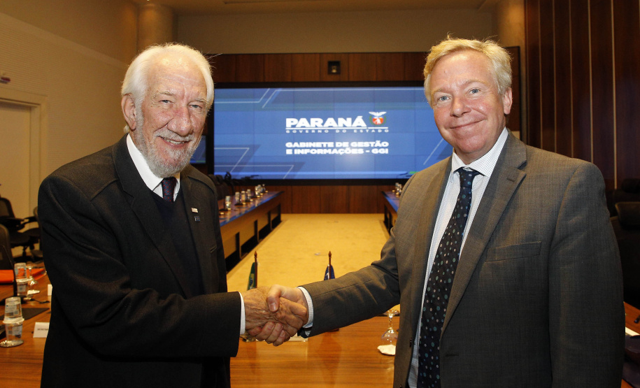 Reunião do vice-governador Darci Piana com o Cônsul-geral dos Estados Unidos em São Paulo David Hodge -