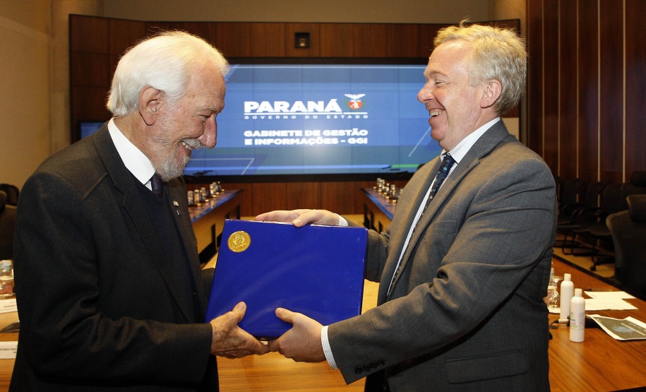 Reunião do vice-governador Darci Piana com o Cônsul-geral dos Estados Unidos em São Paulo David Hodge -