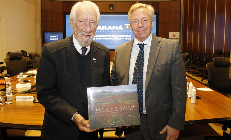 Reunião do vice-governador Darci Piana com o Cônsul-geral dos Estados Unidos em São Paulo David Hodge -