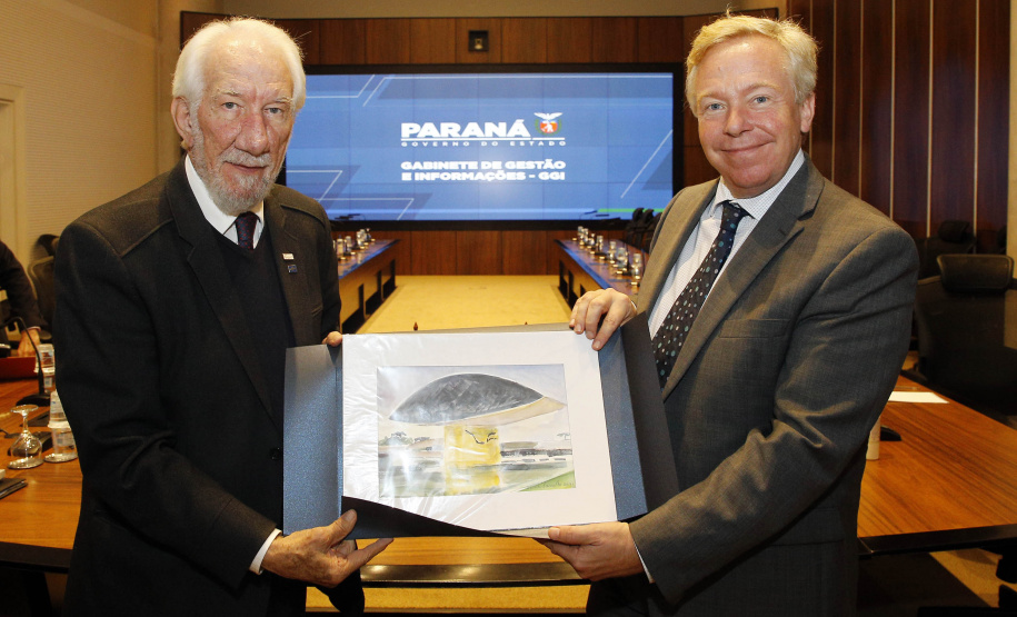 Reunião do vice-governador Darci Piana com o Cônsul-geral dos Estados Unidos em São Paulo David Hodge -