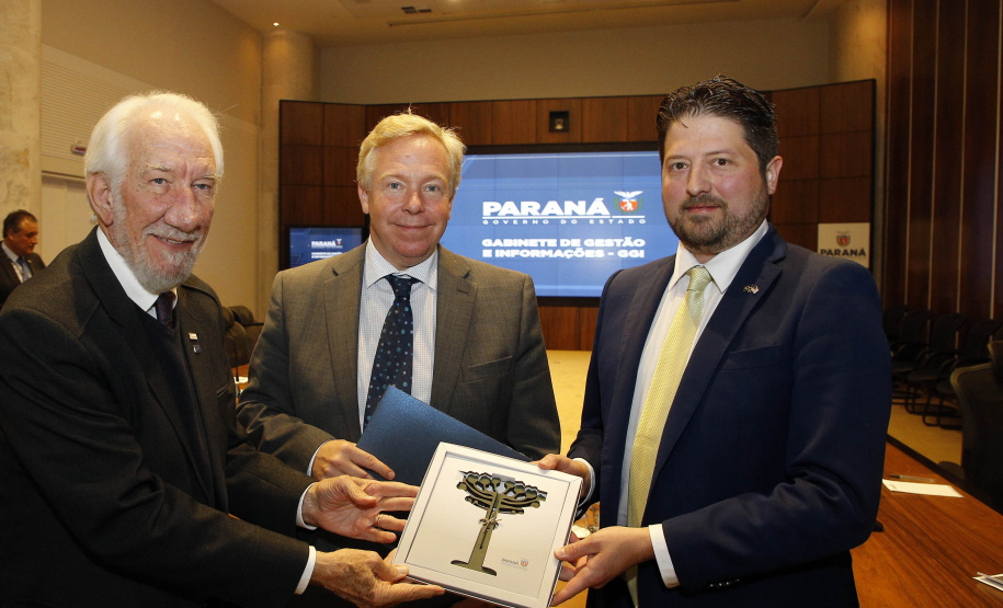 Reunião do vice-governador Darci Piana com o Cônsul-geral dos Estados Unidos em São Paulo David Hodge -