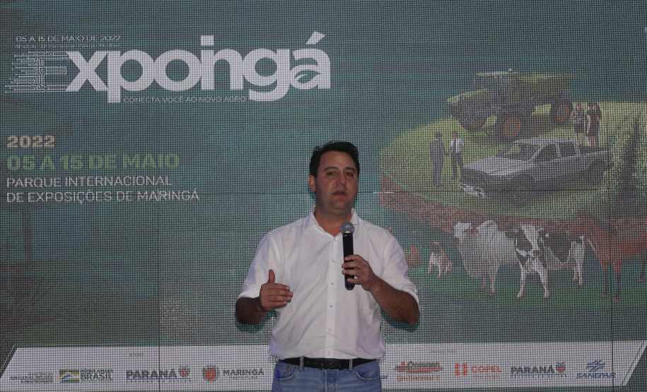 Governador Carlos Massa Ratinho Junior participa da abertura da Expongá 2022 - Maringá, 06/05/2022