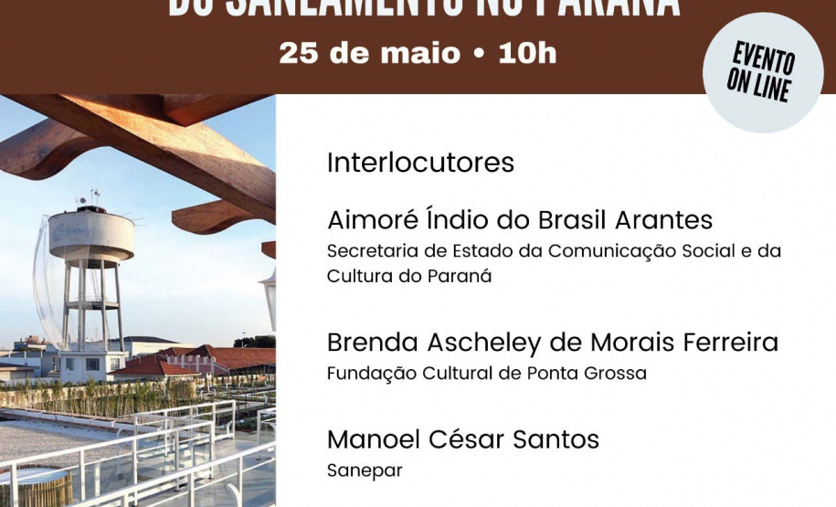 Sanepar abre inscrição para evento virtual sobre preservação da memória do saneamento