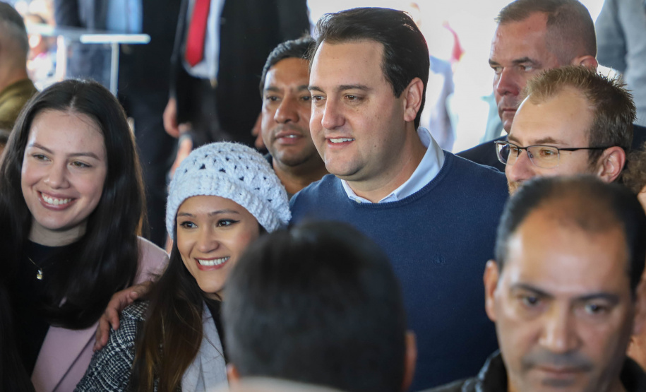 Governador Carlos Massa Ratinho Junior Assina Ordem de Serviço para construção do novo Terminal de Ônibus em Piraquara, na Região Metropolitana de Curitiba. Piraquara, 19/05/2022 - Foto: Ari Dias/AEN