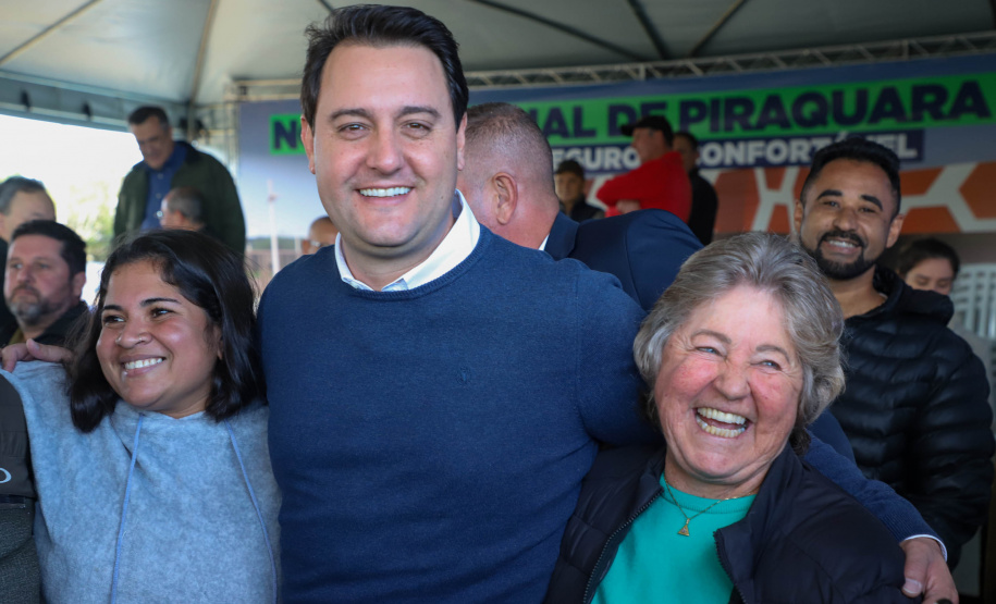 Governador Carlos Massa Ratinho Junior Assina Ordem de Serviço para construção do novo Terminal de Ônibus em Piraquara, na Região Metropolitana de Curitiba. Piraquara, 19/05/2022 - Foto: Ari Dias/AEN
