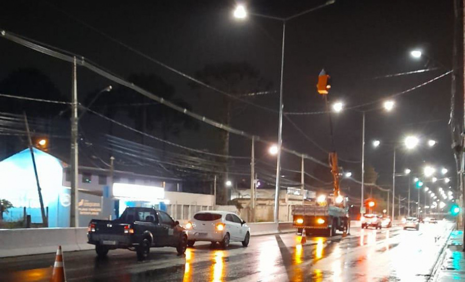 DER/PR garante nova iluminação para a rodovia João Leopoldo Jacomel