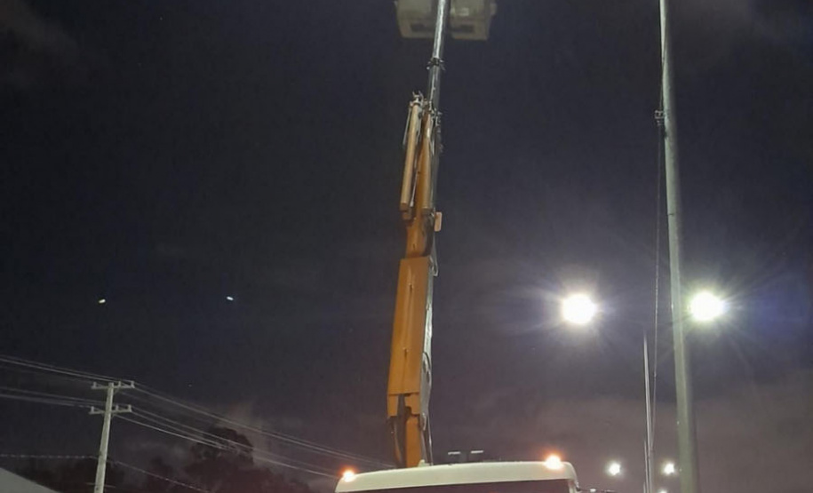 DER/PR garante nova iluminação para a rodovia João Leopoldo Jacomel