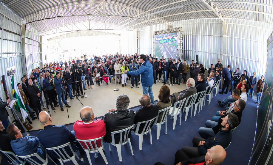 ASSINATURA DA ORDEM DE SERVIÇO DAS OBRAS DO NOVO VIADUTO DE SÃO JOSÉ DOS PINHAIS