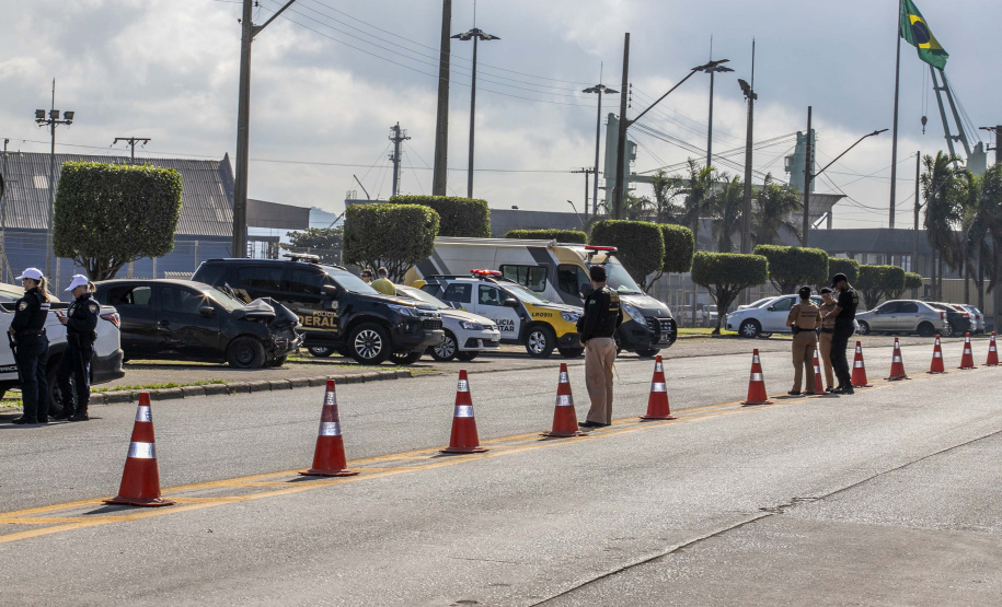 Portos do Paraná promove blitz educativa alinhada com o Movimento Maio Amarelo