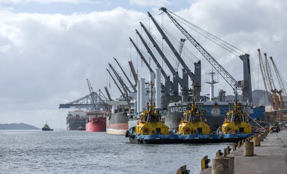 Quadrimestre fecha com aumento de 2,4% na movimentação de cargas pelos portos do Paraná