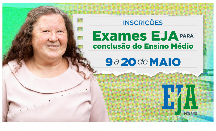 Estão abertas as inscrições para os exames EJA para conclusão do ensino médio