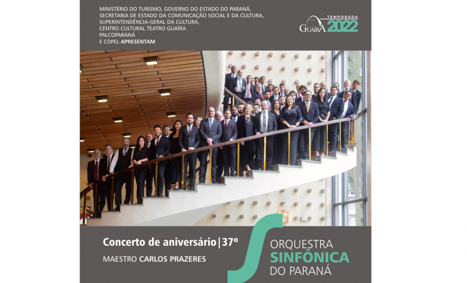 Orquestra Sinfônica do Paraná se apresenta em quatro cidades em maio