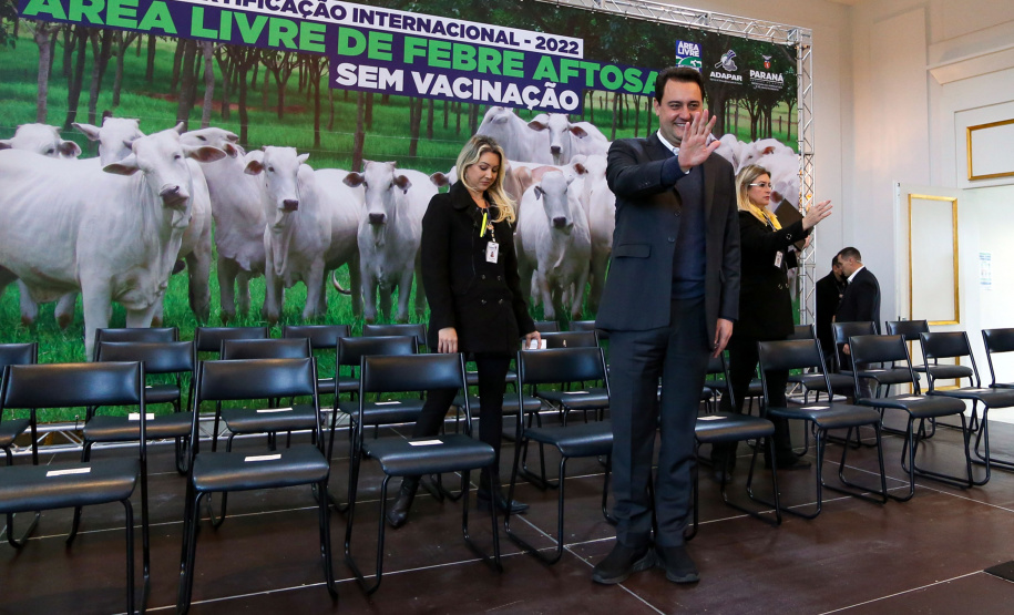 O Governo do Estado celebra nesta terça-feira (31) o primeiro ano do Paraná como área livre de febre aftosa sem vacinação e comemora os 10 anos de fundação da Agência de Defesa Agropecuária do Paraná (Adapar) - Curitiba, 31/05/2022