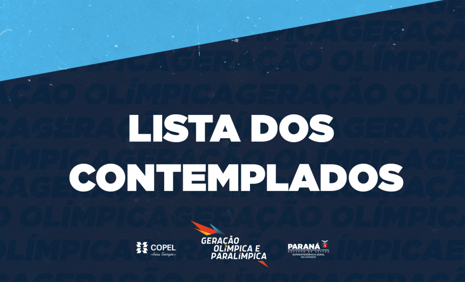 Geração Olímpica e Paralímpica divulga lista de contemplados da edição 2022