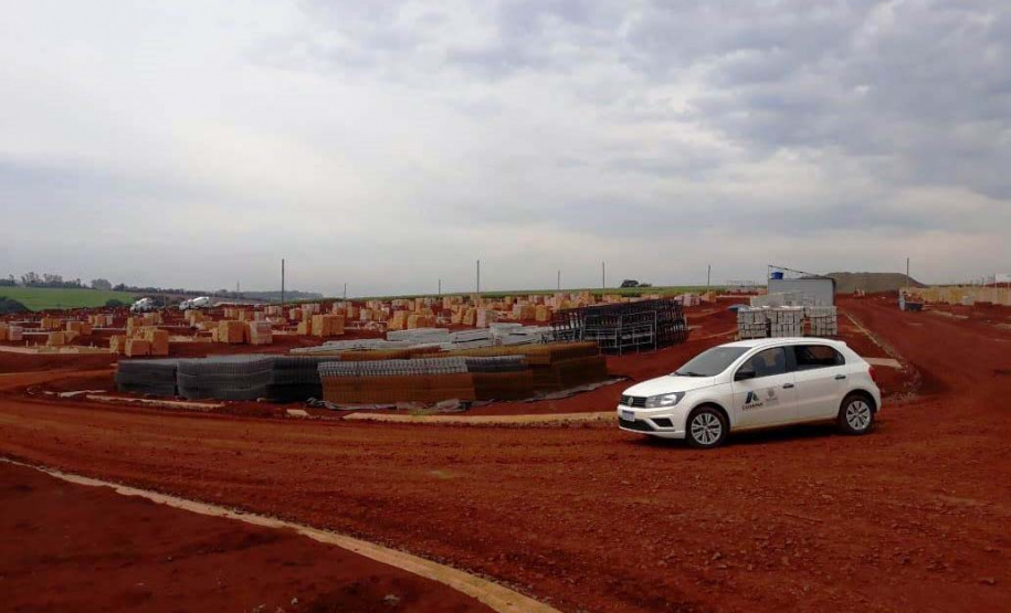 Obras de 75 casas populares do programa Vida Nova avançam em Jandaia do Sul