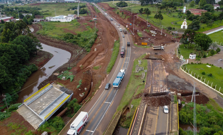 BR-277 terá bloqueio em Guarapuava para obra de nova trincheira