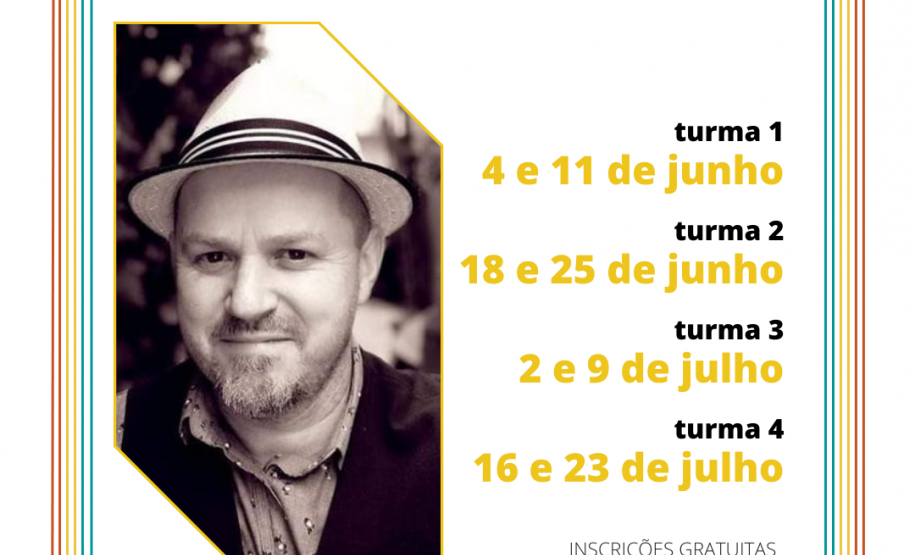 Alvaro Posselt ministra oficina gratuita para 80 alunos na Biblioteca Pública