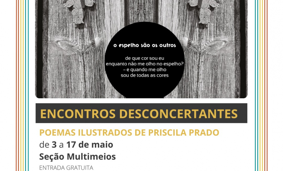 Biblioteca Pública do Paraná abre exposição de poemas ilustrados de Priscila Prado