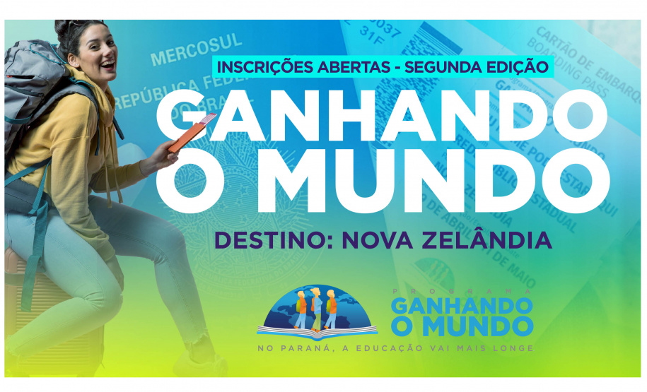 Ganhando o Mundo levará 100 alunos para a Nova Zelândia; inscrições começam nesta segunda (2)