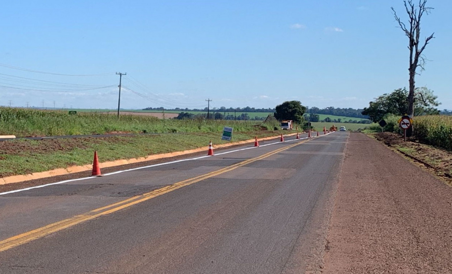 Duplicação da PR-323 em Doutor Camargo tem liberação parcial de nova pista