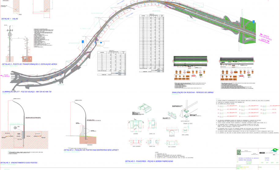DER/PR homologa obra de iluminação da BR-277 na região Oeste