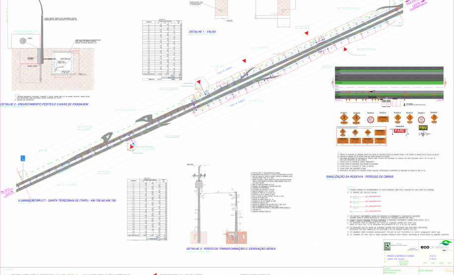DER/PR homologa obra de iluminação da BR-277 na região Oeste