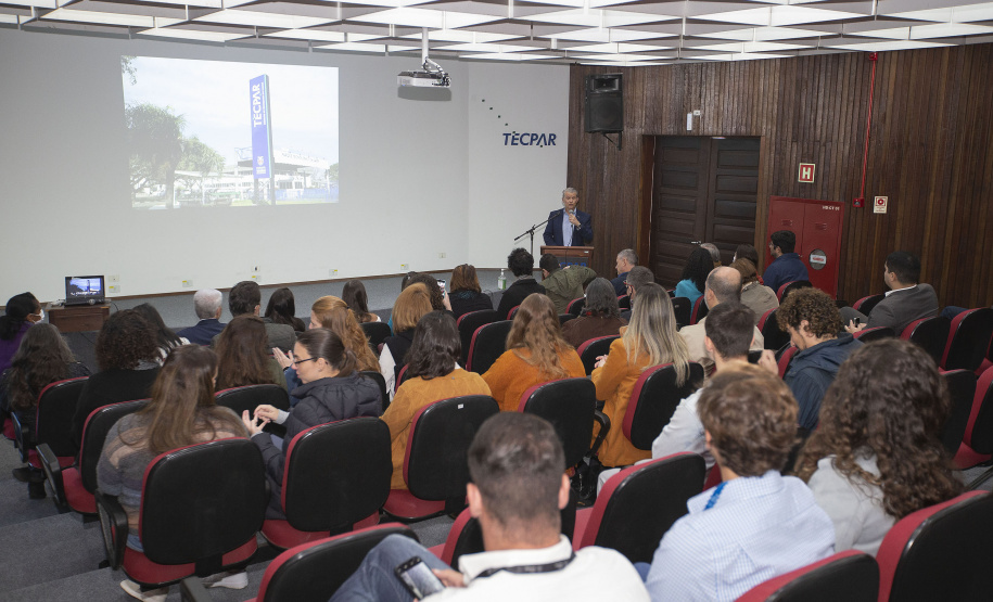 CURITIBA (BRASIL), 12/05/2022;  Presidente do Tecpar Jorge Augusto Callado Afonso, durante apresentação institucional de divulgação do Editlal das Startups da Saúde.- Curitiba, 11/05/2022 - Foto: Hedeson Alves/TECPAR