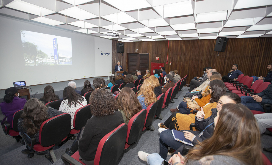 CURITIBA (BRASIL), 12/05/2022;  Presidente do Tecpar Jorge Augusto Callado Afonso, durante apresentação institucional de divulgação do Editlal das Startups da Saúde.- Curitiba, 11/05/2022 - Foto: Hedeson Alves/TECPAR
