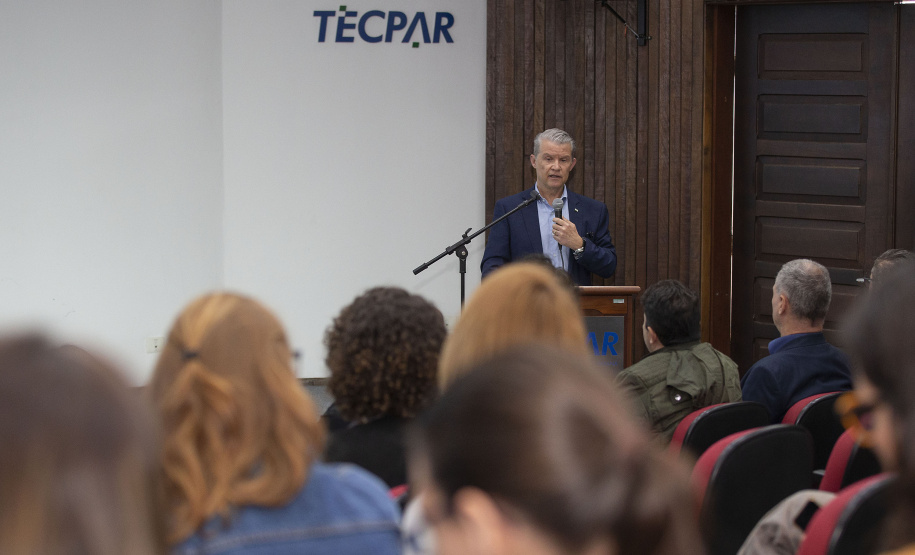 CURITIBA (BRASIL), 12/05/2022;  Presidente do Tecpar Jorge Augusto Callado Afonso, durante apresentação institucional de divulgação do Editlal das Startups da Saúde.- Curitiba, 11/05/2022 - Foto: Hedeson Alves/TECPAR