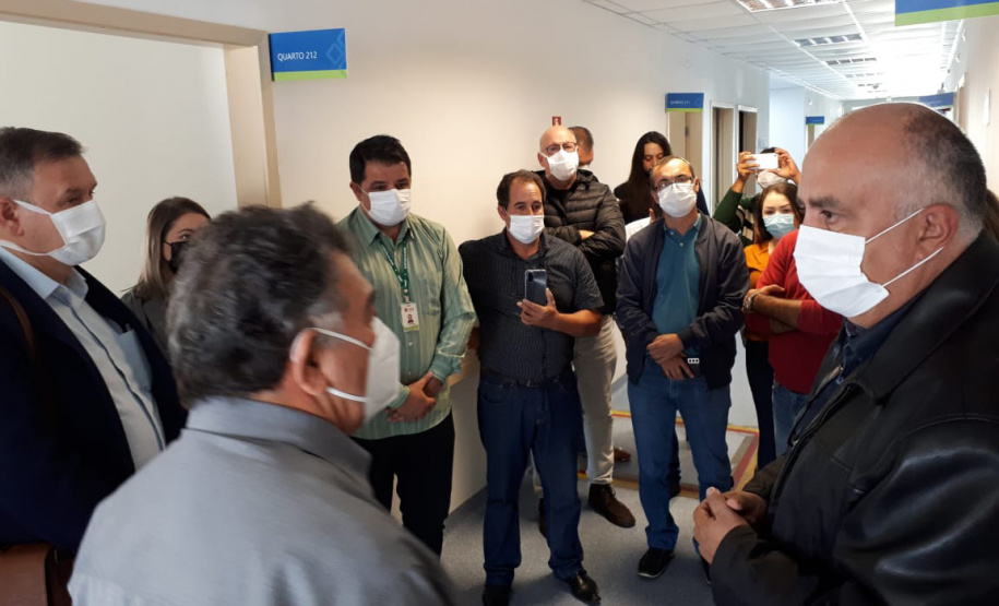 Secretário faz visita técnica aos Hospitais Regionais de Ivaiporã e Telêmaco Borba