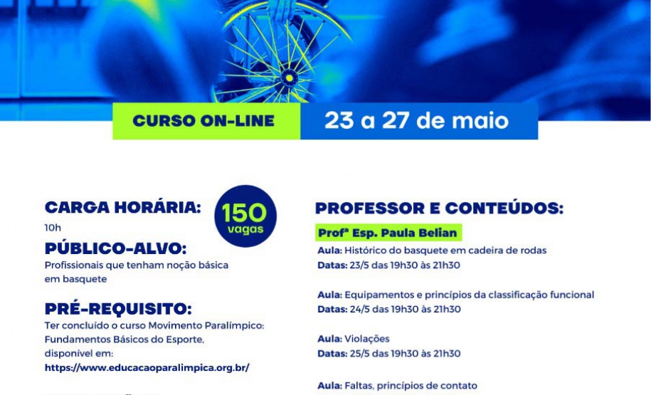 Governo do Paraná e Comitê Paralimpico Brasileiro lançam cursos de capacitação no paradesporto