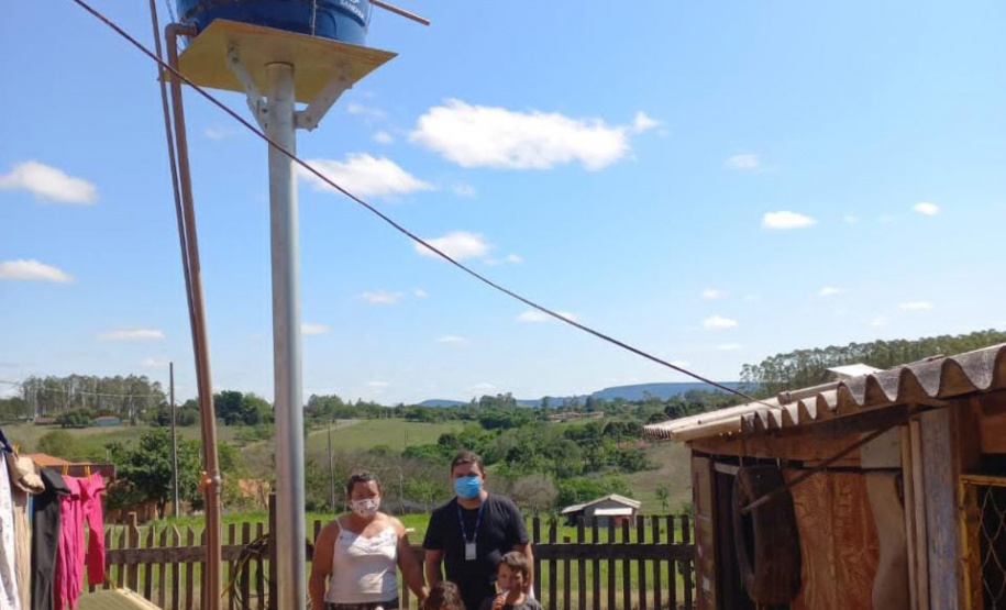 Projeto Caixa d’Água Boa já atendeu quase 500 famílias neste ano