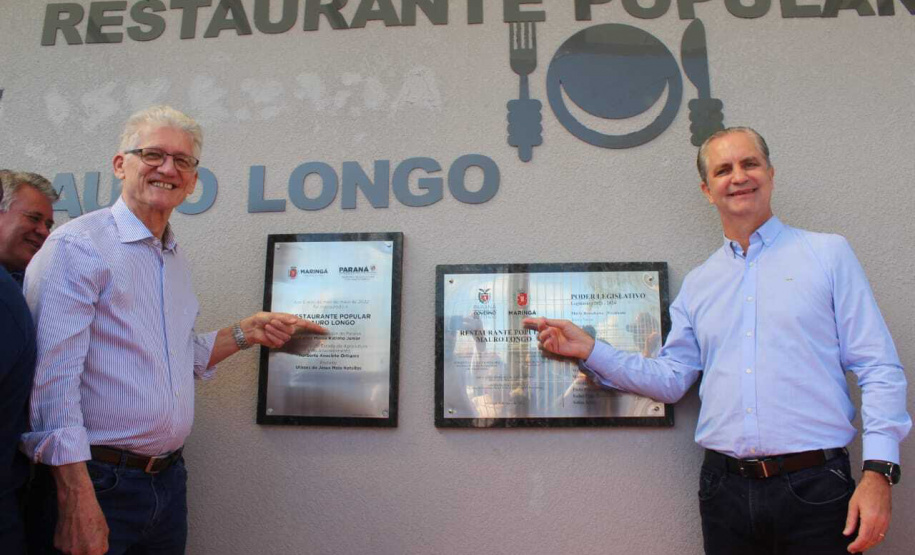 dInauguração do Restaurante Popular Comida Boa Marcos Longo, em Maringá -